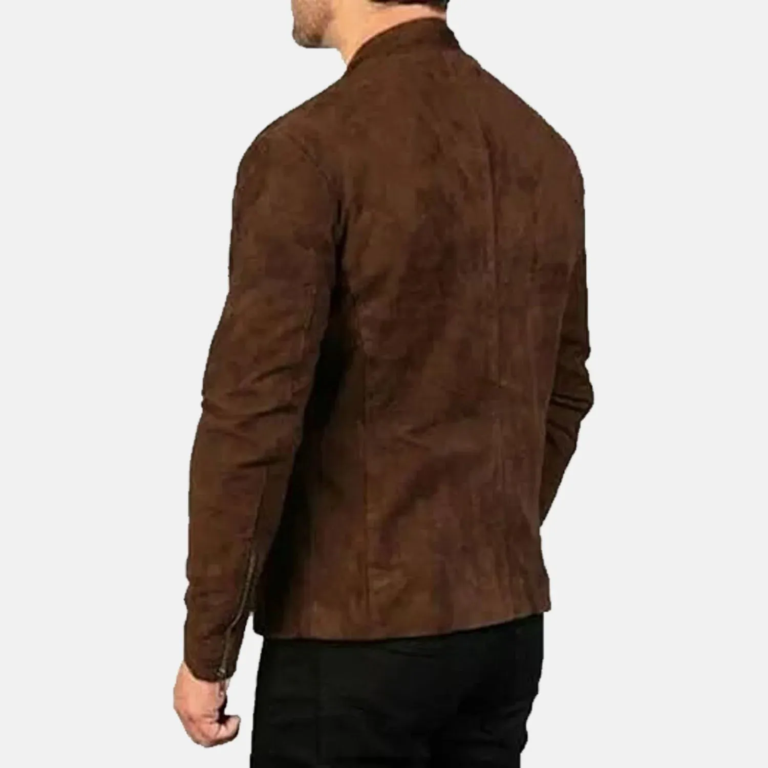 Thunderbolt Leather Bomber Jacket For Men