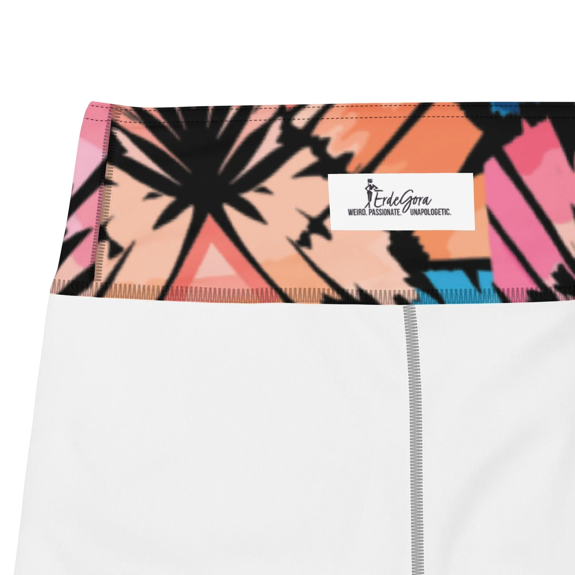 Tie-dye Yoga Shorts Peachy Saltwater