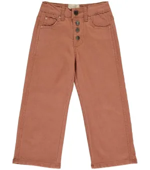 Vignette Hayden Wide Leg Pants- Rust