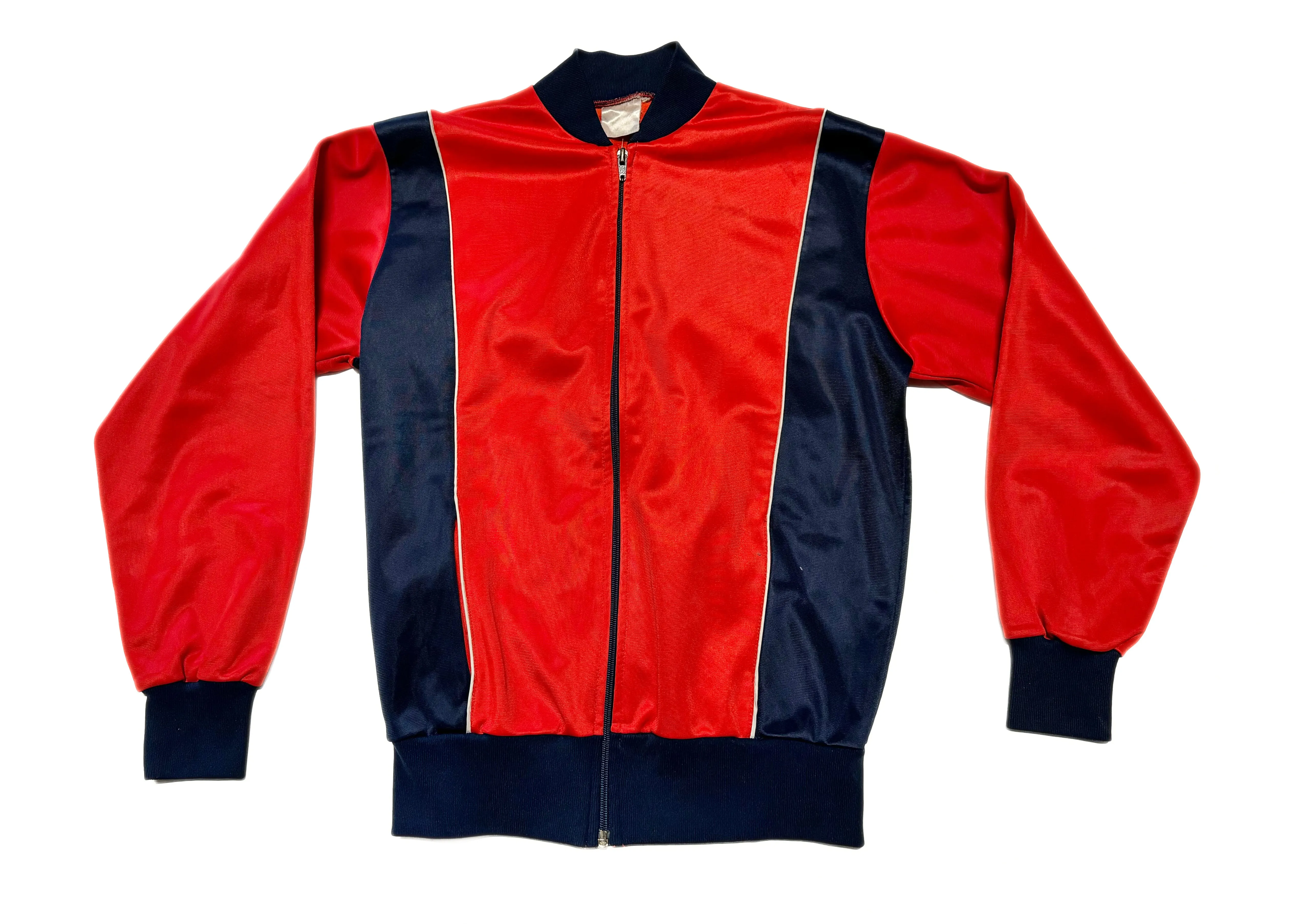 Vintage Red & Navy Sports Jacket -  (S)